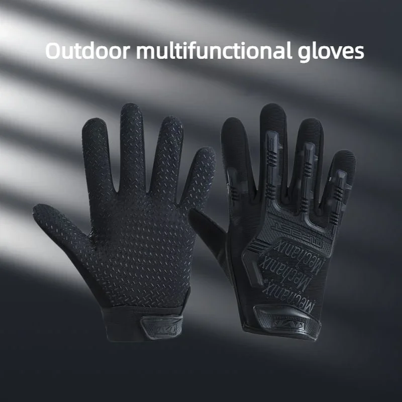Taktische All-Finger-Fahrradhandschuhe, rutschfester und verschleißfester Special Forces Sports, Radsport-Fitness-Trainingshandschuh für den Außenbereich