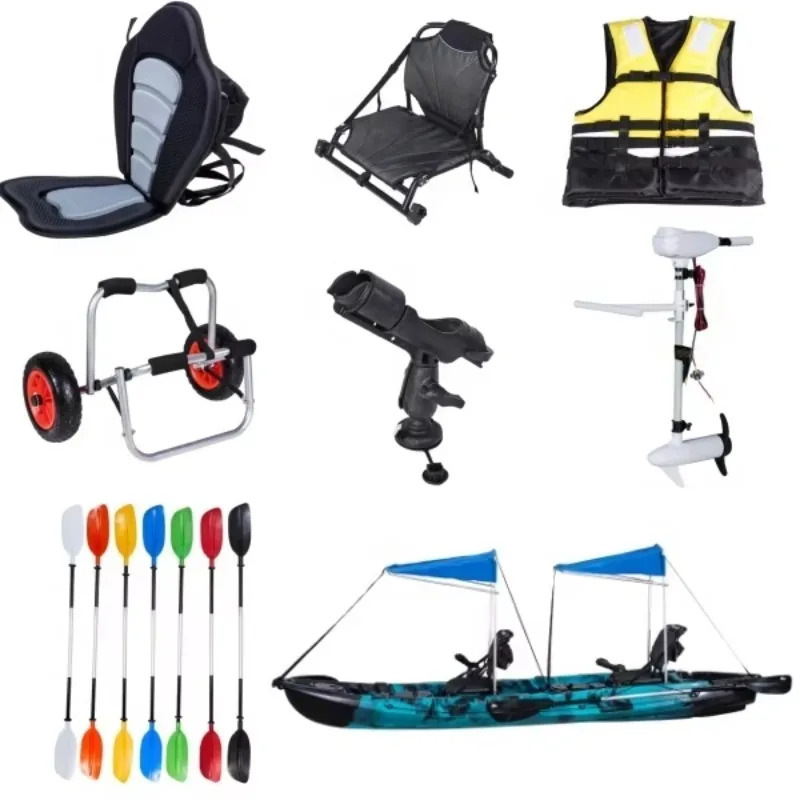 Popular Family Kayak 3 People 2 Person 2 Adult+1child HDPE Sit On Top Fishing Kayak With Backseat Or Chair