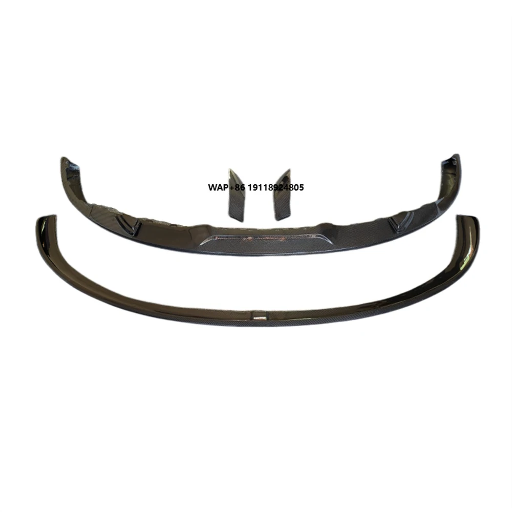 

for Taycan Modified TH Style Car Front Bumper Lip Carbon Fiber Front Lip Body Kit