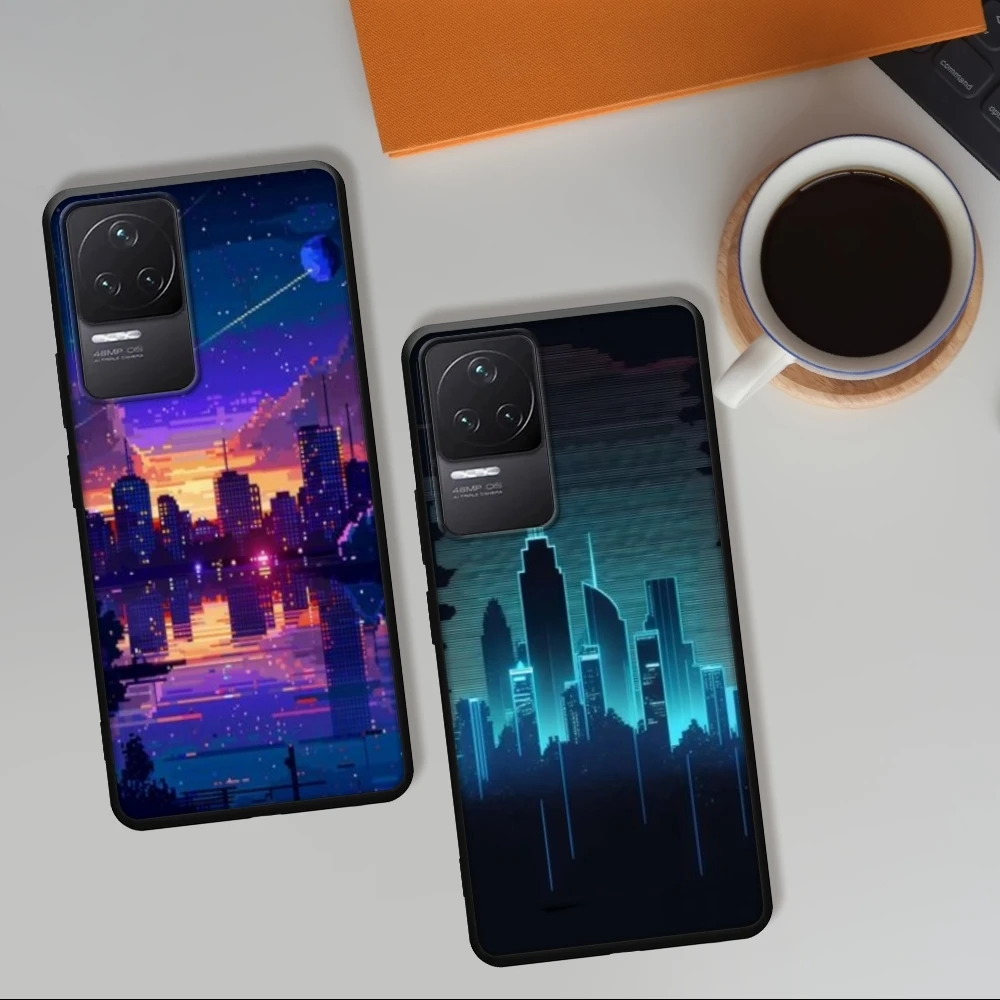 City of the future Phone Case For Xiaomi 14 Ultra 13 12 11 T Lite Redmi Note 13 12 11 10 C Pro plus A 5G Covers