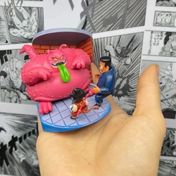 8cm/3.15in Anime Dragon Ball Z Figure Goku vs Fat Dragon Action Figure Collection Figurine Statue Toy Gift
