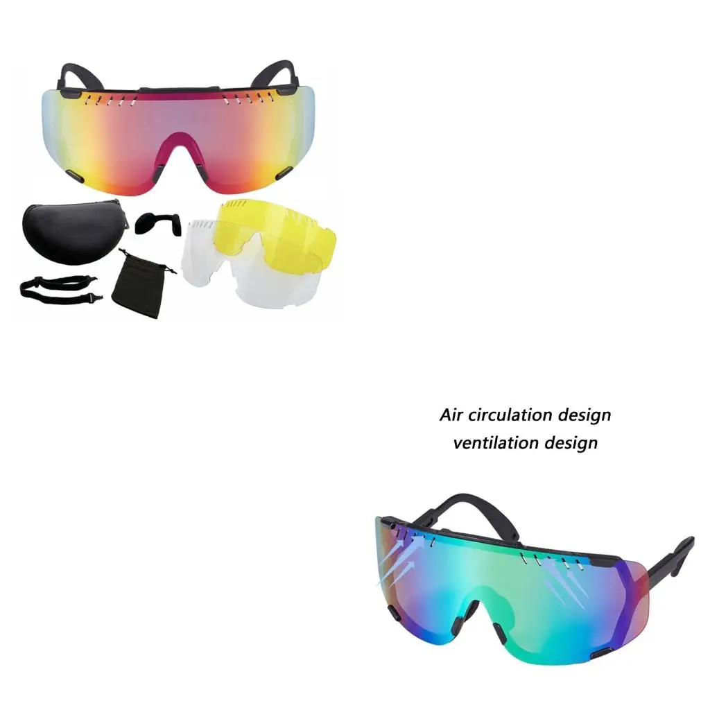 

Clear Lens Glasses Perfect For Night Riding & Commutes Motorcycle Goggles