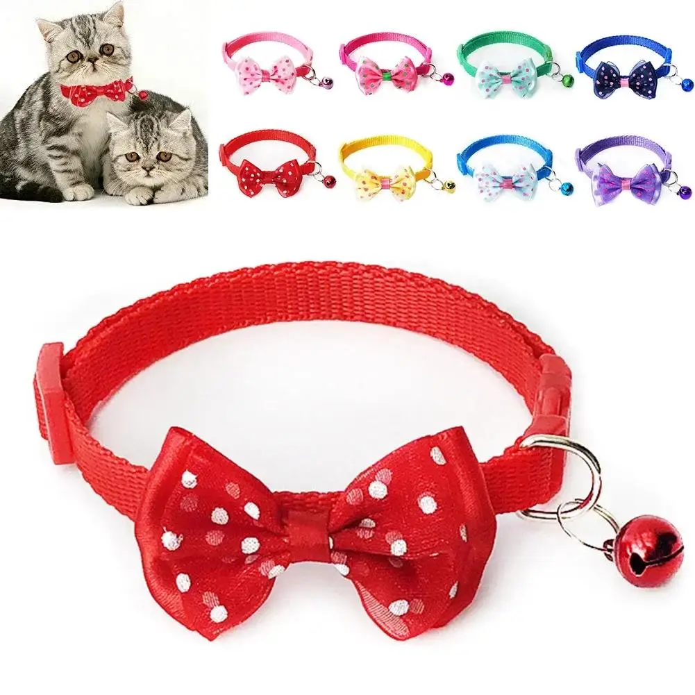 Collar antiescape para gatos y perros pequeños con campana y lazo - imagen 5