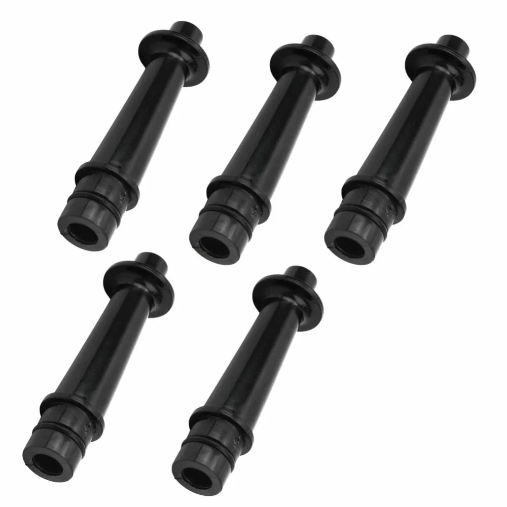 5PCS Professional ABS Melodica Mouthpiece Black Color Mouth Organ Mouthpiece Pianica Mouthpiece Melodica Enthusiasts