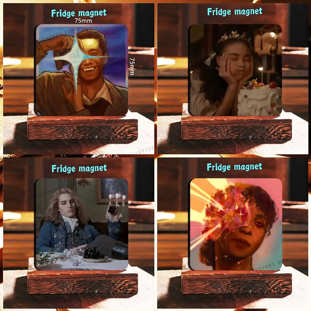I-Interview With The Vampire Fridge Magnetic Magnet PVC Memorial Decor for Family Friends Students Adults