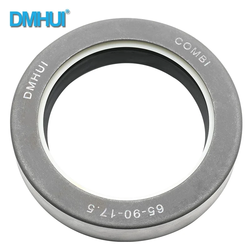 

DMHUI Drive Axle Shaft Seal 19033621B - COMBI Type Tractor Wheel Hub Oil Seal 65x90x17.5mm, NBR+AU Material