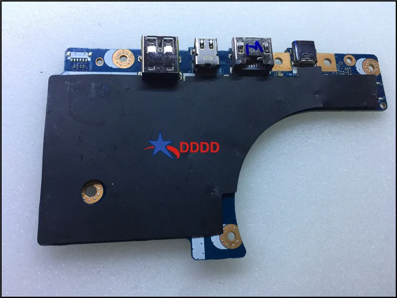  Original FOR Dell Precision 15 7510 Left-side USB-C/USB/Mini DP IO Board CHA01 LS-C548P CJT78  Test OK