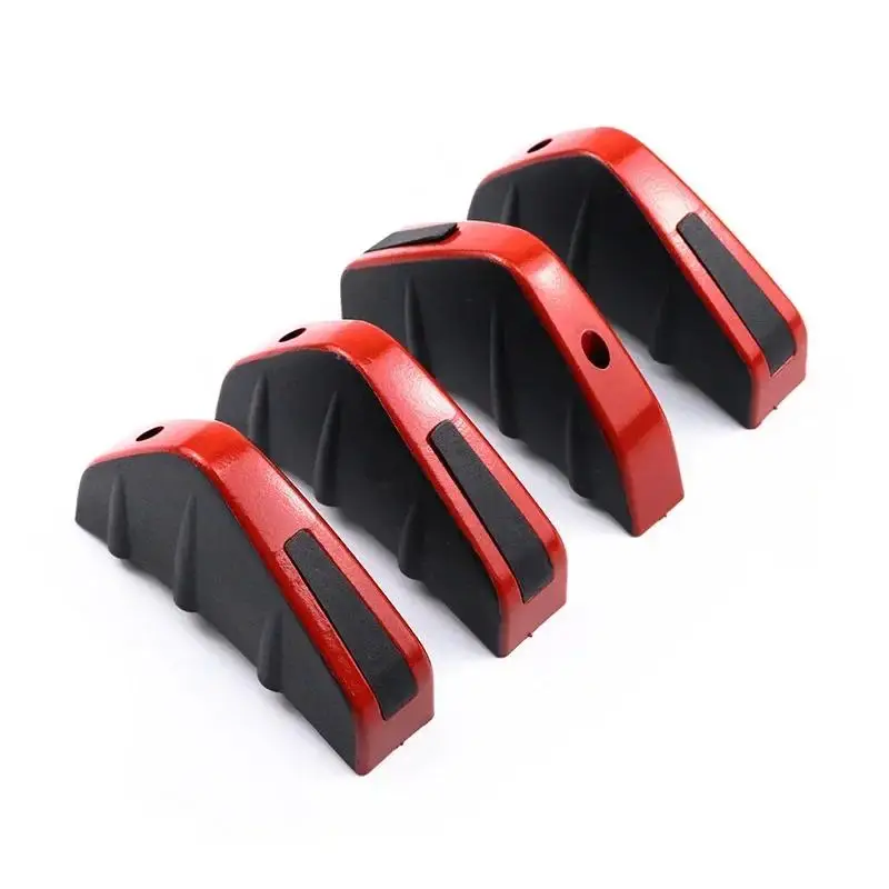 4pcs Car Rear Bumper Diffuser, Universal Modified Bumper Lip Spoiler, Anti-Collision Protector