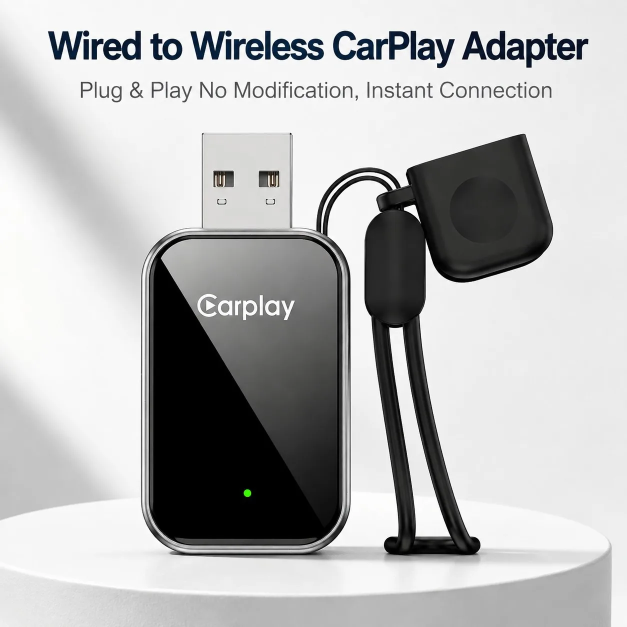 Hot USB Wired to Wireless Carplay Adaptor Dongle For Toyota Kia Hyundai Nissan Volkswagen Fiat Ford Volvo Jeep