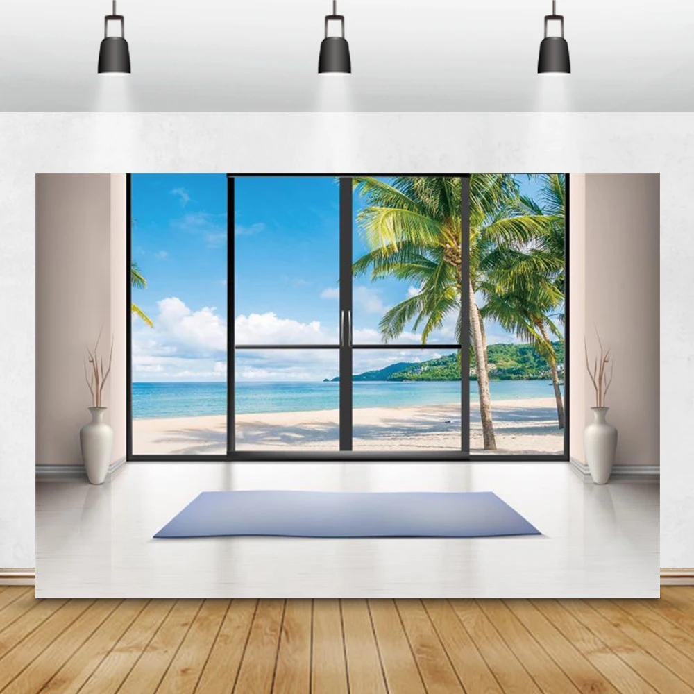 Laeacco غرفة نافذة الستار أشعة الشمس خشبية الطابق ديكور المنزل التصوير خلفية التصوير خلفية صورة المتصل استوديو الصور