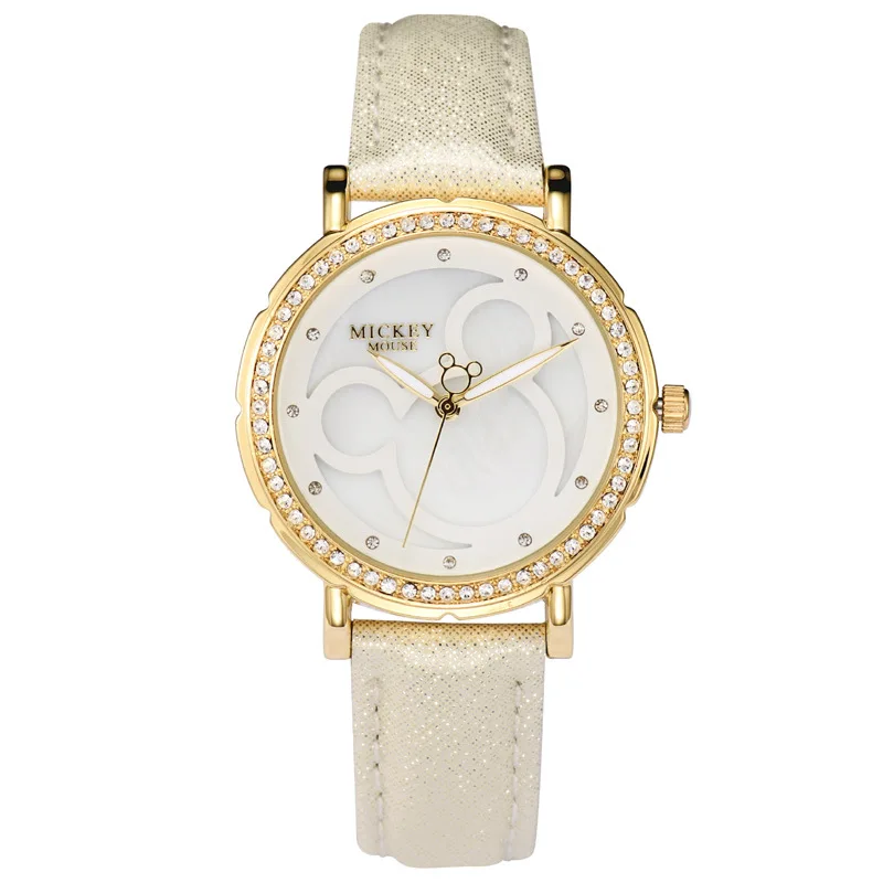

Оригинальные наручные часы Disney с большой циферблатом в виде головы Микки, светящиеся женские часы 298 Special