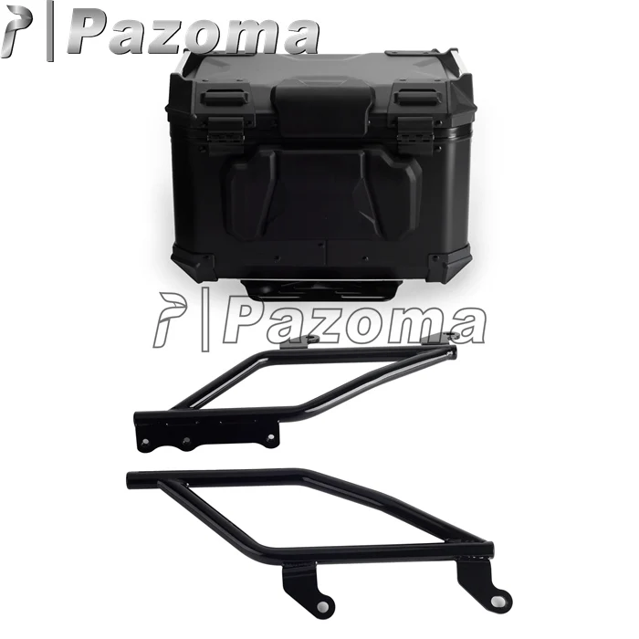High Quality Motorcycle Rear Tail Rack+Rear Tail Box Iron Aluminum Accessories 304 Stainless Steel Material Fit for Harley Model