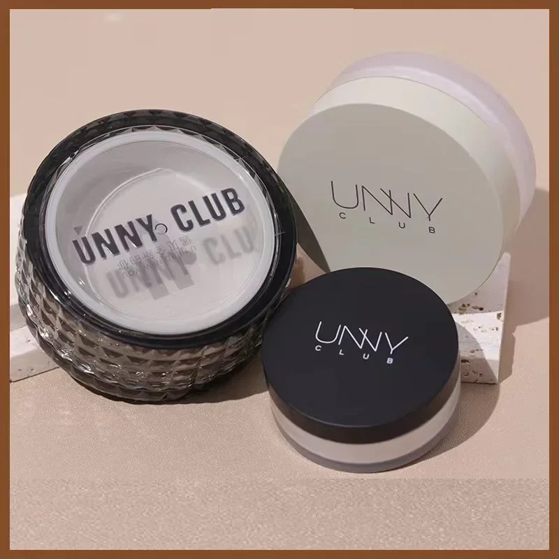 

UNNY Korean Brand Matte Loose Powder Makeup Professional Face Styling Powder Invisible Pores Oil Control Cosmetics Brightening