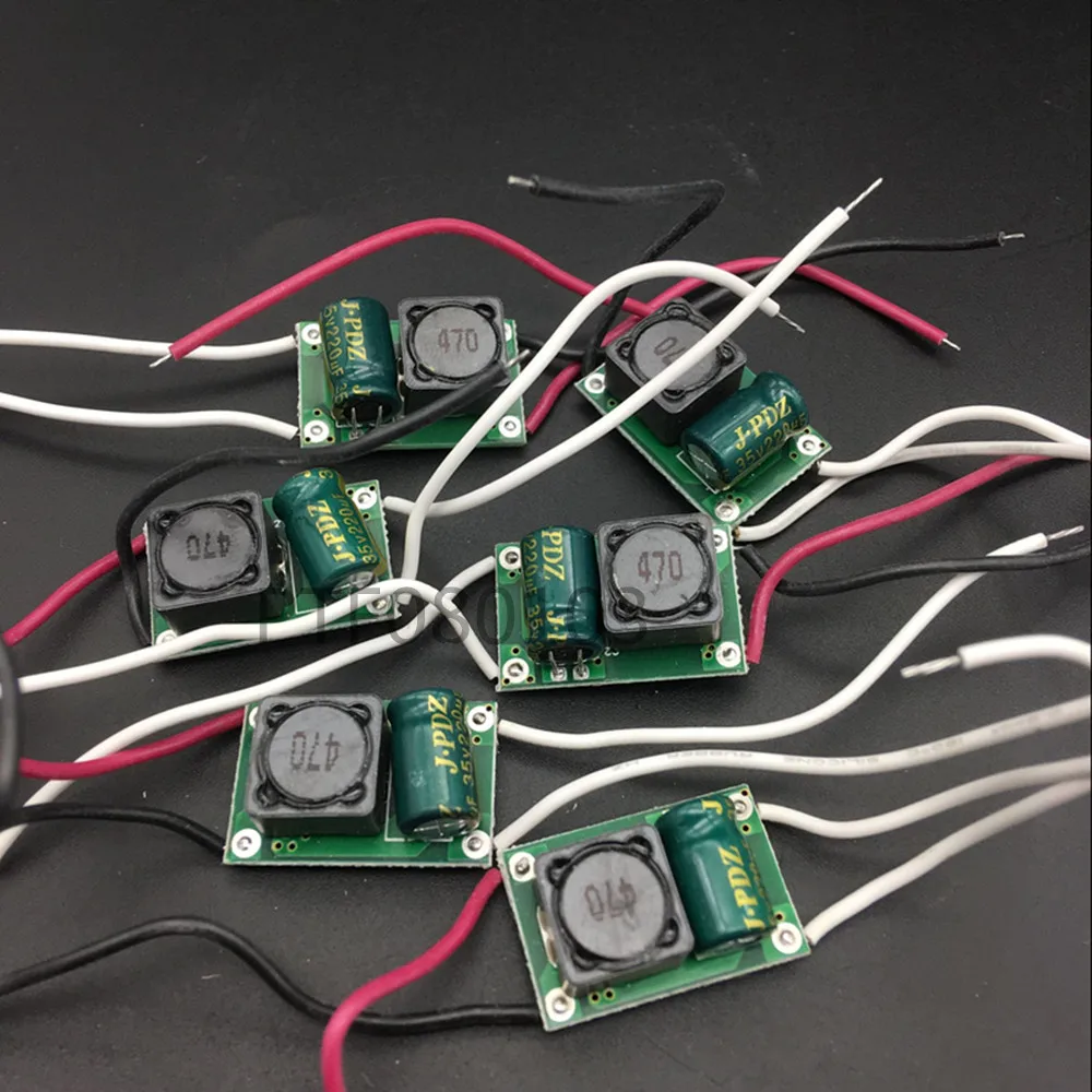 10pcs 10W Constant Current LED Driver DC9-24V to DC8-11V 850mA for 10W High Power LED
