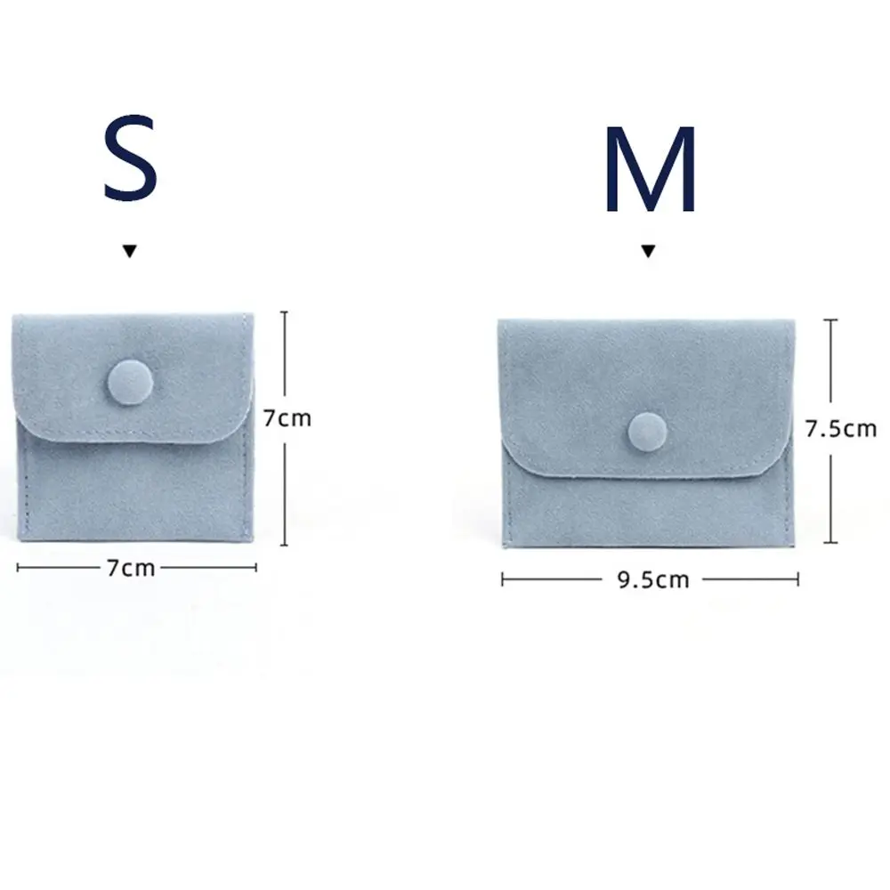 Party Wedding Rings Earring Storage Necklace Pouches Packaging Bags Gift Packaging Jewelry Bags Velvet Pouch