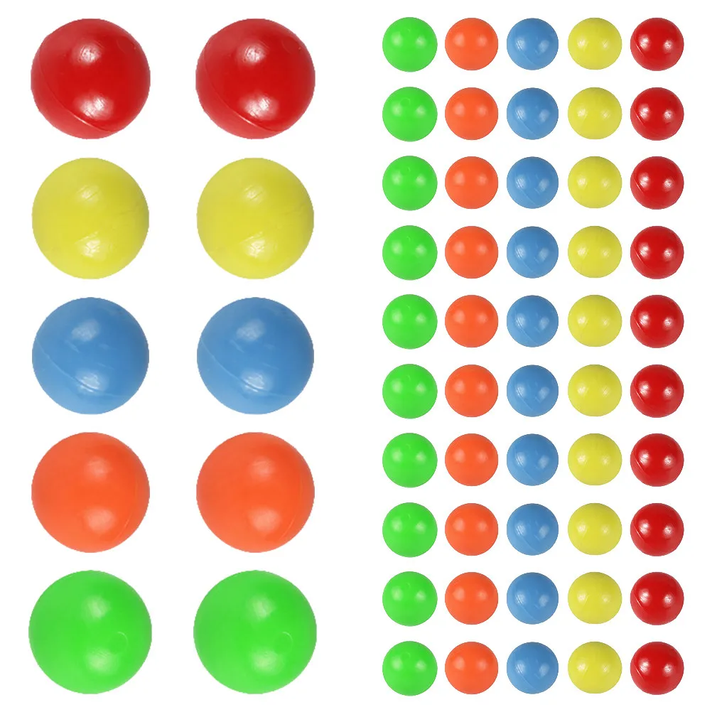 カラフルなプラスチックボール 100個 子供用 ソフトで環境に優しい 水遊びプール 海のおもちゃ 赤ちゃんの感覚遊び ストレス解消ボール
