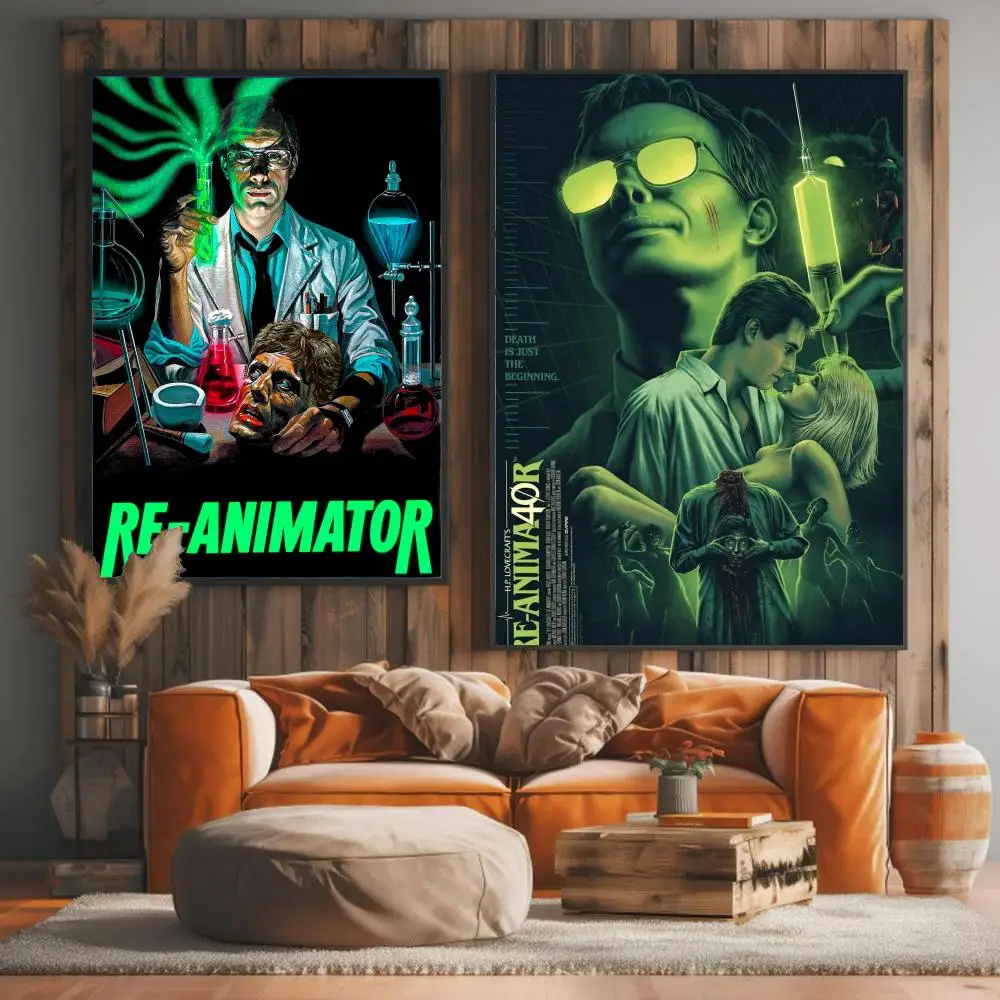 classic movie R-Re-animator-R Painting Calligraphy Artwork for Living Room Bedroom Office Home Decor
