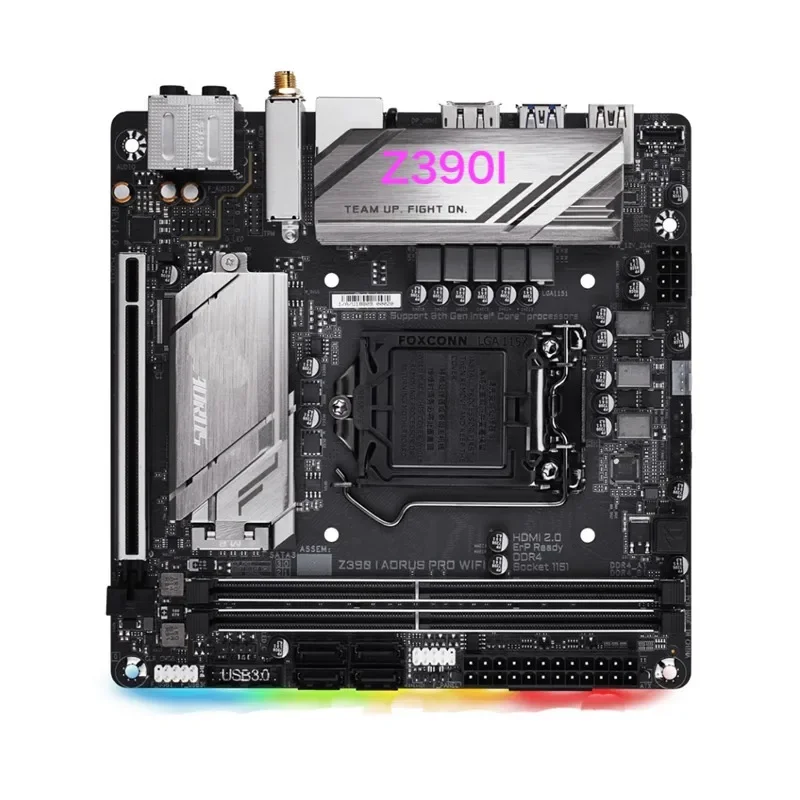 

Подходит для Gigabyte Z390I AORUS PRO WIFI, материнская плата с поддержкой процессора 8-го 9-го поколения, 100% протестировано, ОК, полностью работает