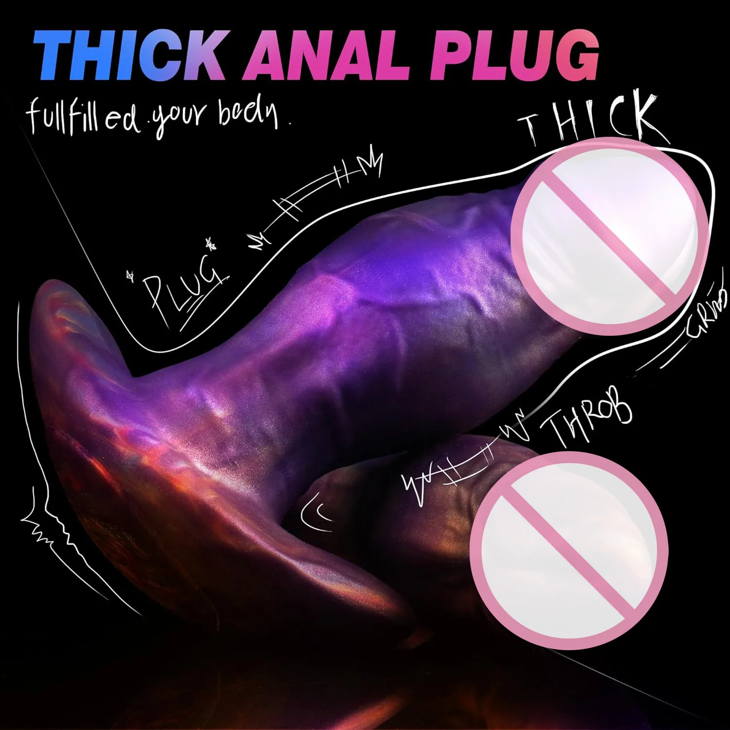 Realistic Huge Silicone Dildo Wearable Anal Plug Dilator Stimulate Vaginal Anus ButtPlug Sex Toys For Women Men Adult Products