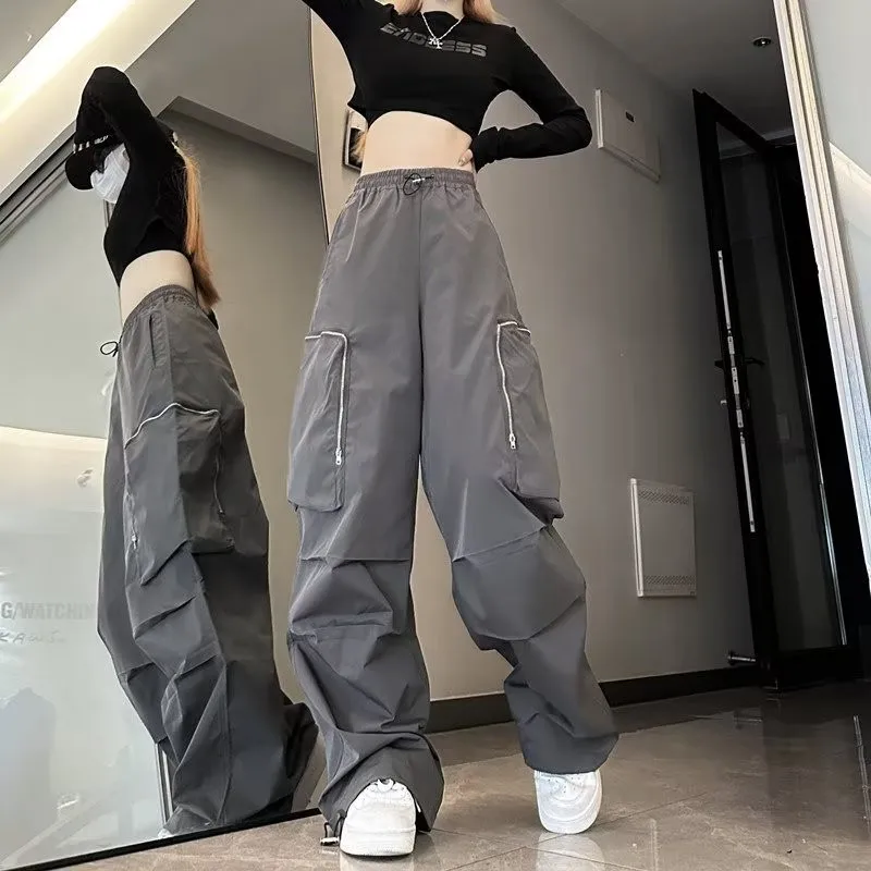

Casual Cargo Pants for Women - Durable, Comfort Fit with Pockets, Elastic Waist