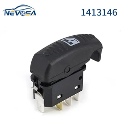 1413146 For Scania 4 Series R&P CAB TRUCK PARTS Electric Window Switch Power Window Switch Regulator Button 6Pins 1368831 108295