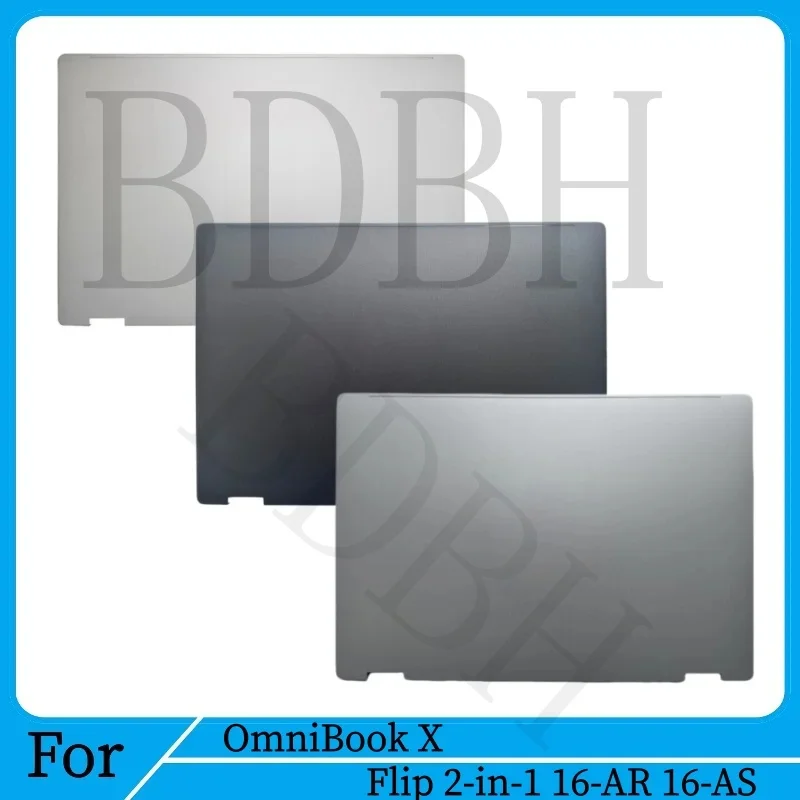 New For OmniBook X Flip 2-in-1 16-inch 16-AR 16-AS LCD Back Cover Top Case Rear Lid A Shell Silvery Black Grey