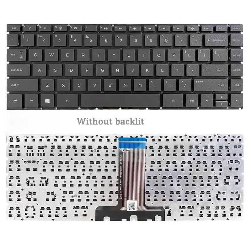 New Original laptop keyboard for HP 14s-dp Cr CF TPN-I130 i135 q188 q190 14-CB 14-bd 14-da