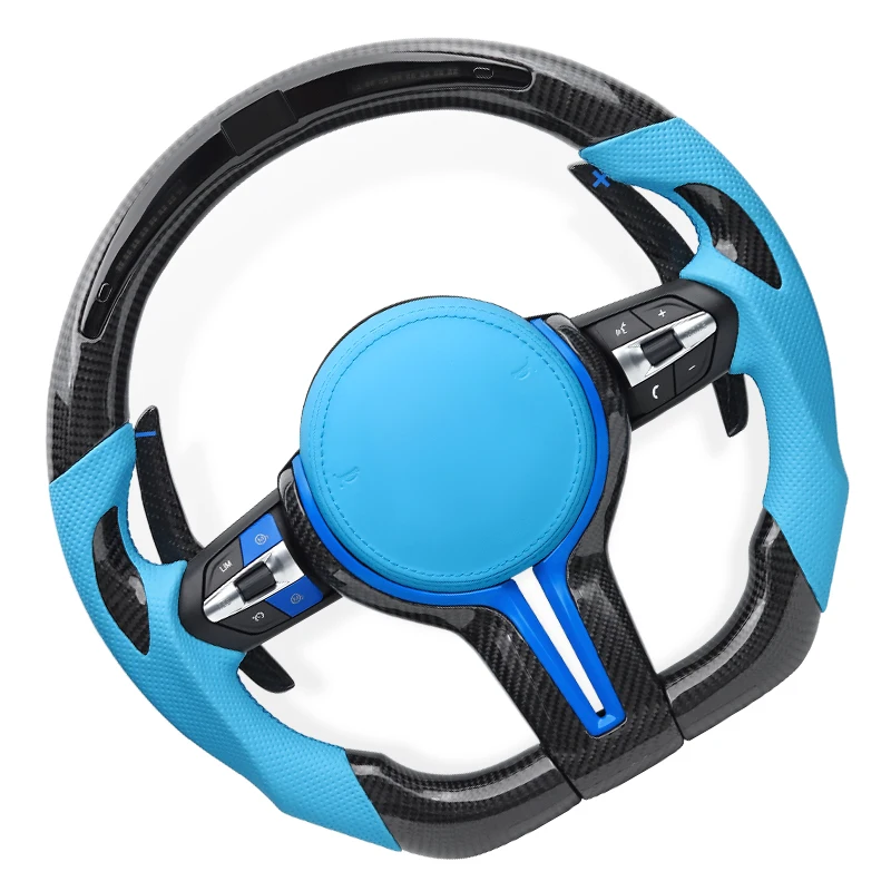 Carbon Car Steering Wheel OEM any Color for BMW M3 M6 M5 E90 F01 F02 F03 F10 F11 F18 F06 F12 F13 F20 F30 F32 F35 E87 E82 E88