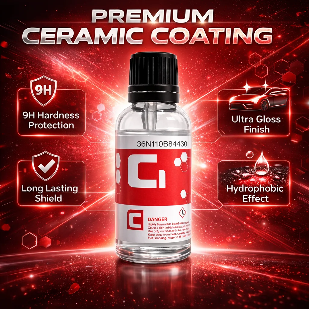 C1 Crystal Lacquer Ceramic Coating High Shine  Enough for 1 Medium to Large Car SUV or Caravan-Car Care Product