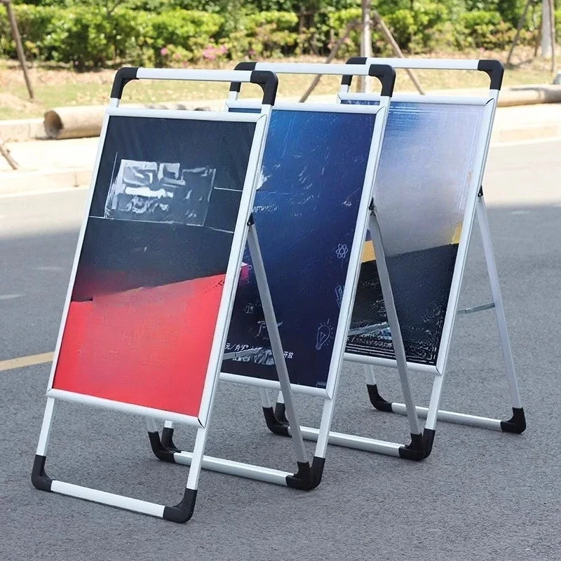 Expositor personalizado vertical em liga de alumínio