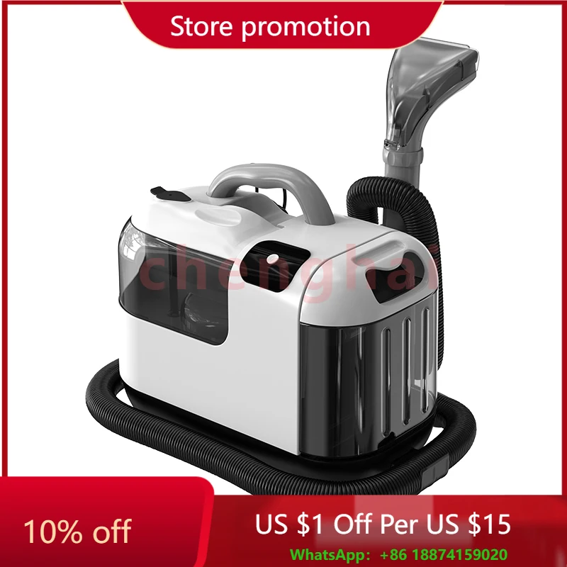 

Dry Wet Vacuum Cleaner Household Steam Vacuum Cleaner Carpet Sofa Curtain Portable Steam Cleaning Equipment