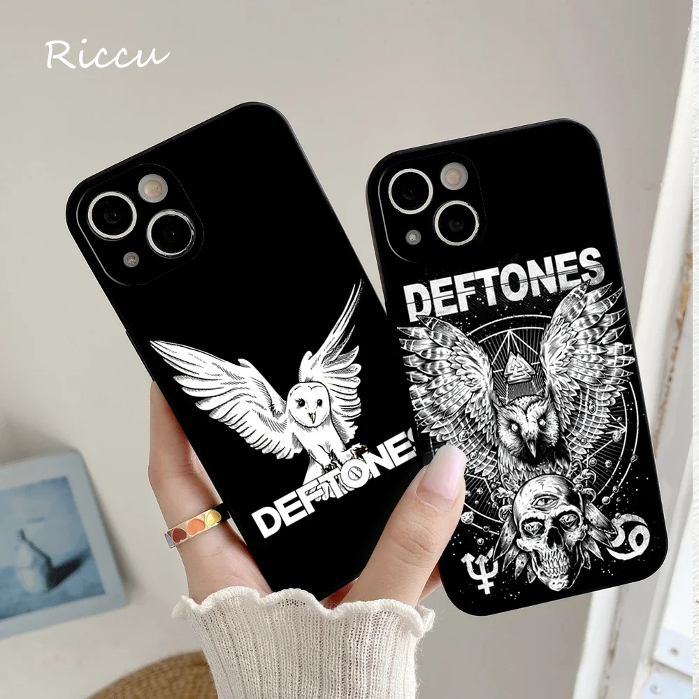 FOR IPhone Fashion Deftones Phone Case 15 14 11 12 Pro 8 7 14 Plus X Pro 14 MAX 12 13 MINI XS Iphone 14 13 11 Soft Phone Covers