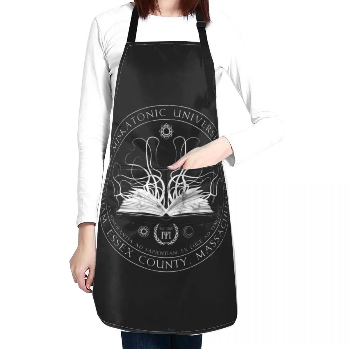 Miskatonic Sigil Apron Ladies for women with pocket Apron