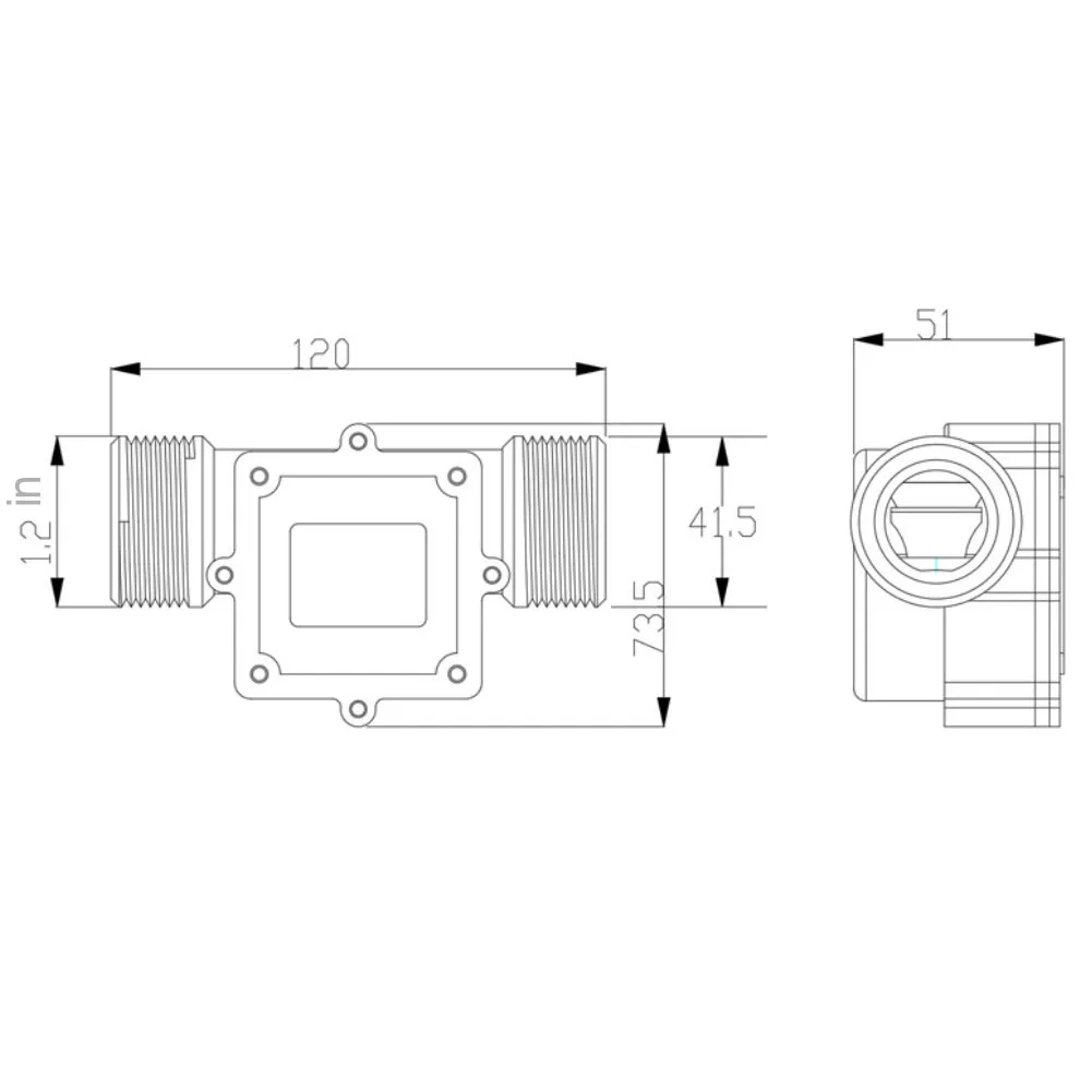 

Расходомер воды для промышленных ирригационных систем, большой диапазон расхода, простой монтаж и надежный выход сигнала
