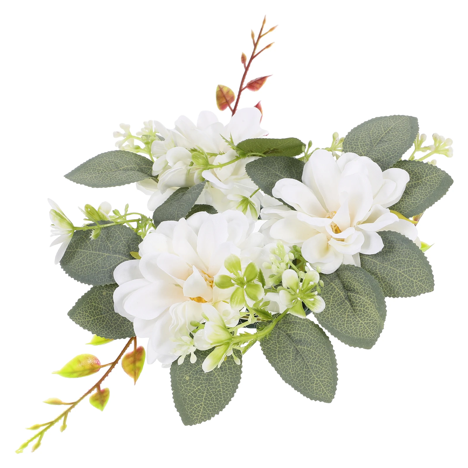 

Artificial Garland Ring Wedding Table Centerpiece Plastic Gift Desktop Decor Spring Rings Wedding Supplies
