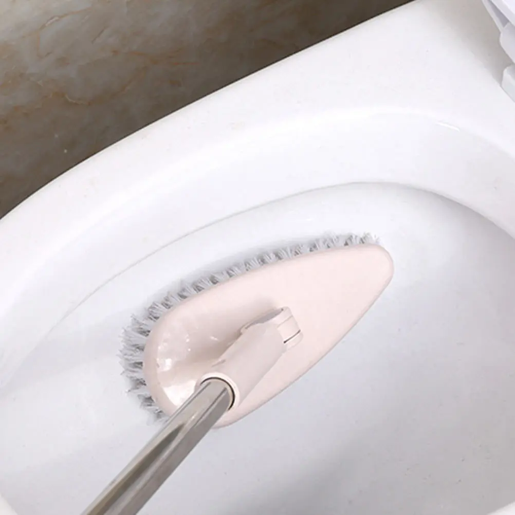 

Bathroom Cleaning Brush Long Handle Durable Rotatable Floor Brush Toilet Tile Cleaning Household Supply Bathroom Supply