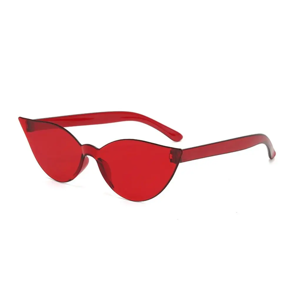Bonbonfarbene Katzenaugen-Sonnenbrille UV400 Sonnenschutz Outdoor-Sonnenbrille Straßenfotografie-Dekoration Reisezubehör Retro-Brille