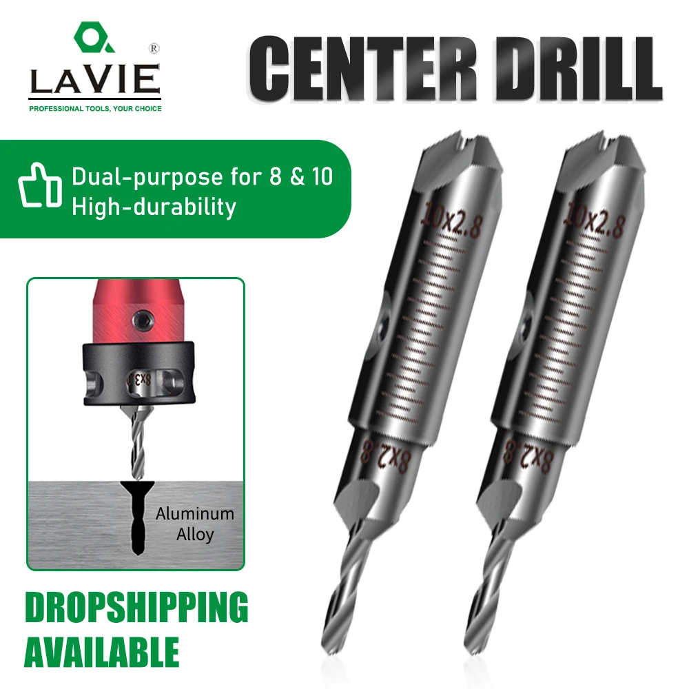

LAVIE 1Pc Efficient Depth Limiting Drill Bits for Metal and Wood Easy Replace The Drill Bit CB0328