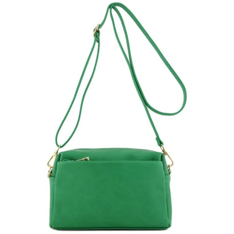 

2025 fashion new triple zipper small crossbody bag use occasions more good with adjustable shoulder strap shoulder bag