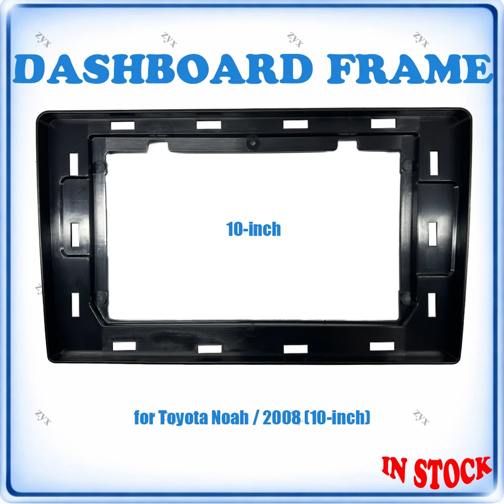 

Рамка для автомагнитолы Toyota Noah 2008, 10 дюймов, с проводкой, кабелем питания, подключением Plug & Play, без резки