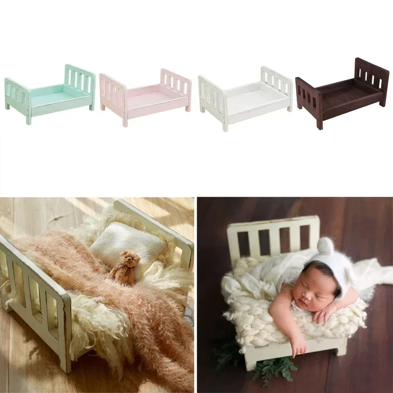 Wooden Shooting Mini Crib Detachable Frame Prop Suitable For Portrait Capture Indoor Studio Commemorative Photography Work