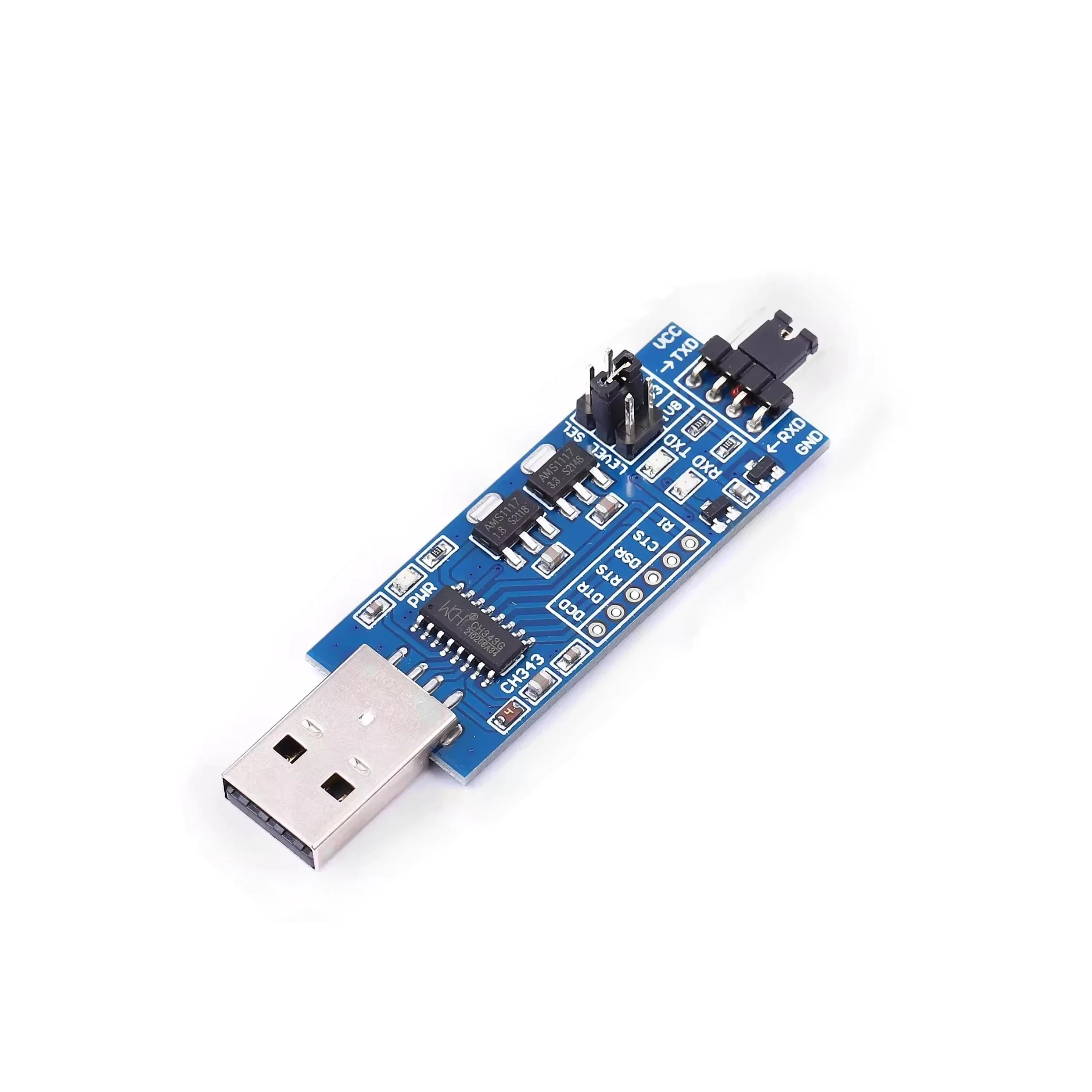 CH343G USB To Serial Port Module Supports 50bps-6Mbps TTL Converter Interface Board 1.8V/3.3V/5V