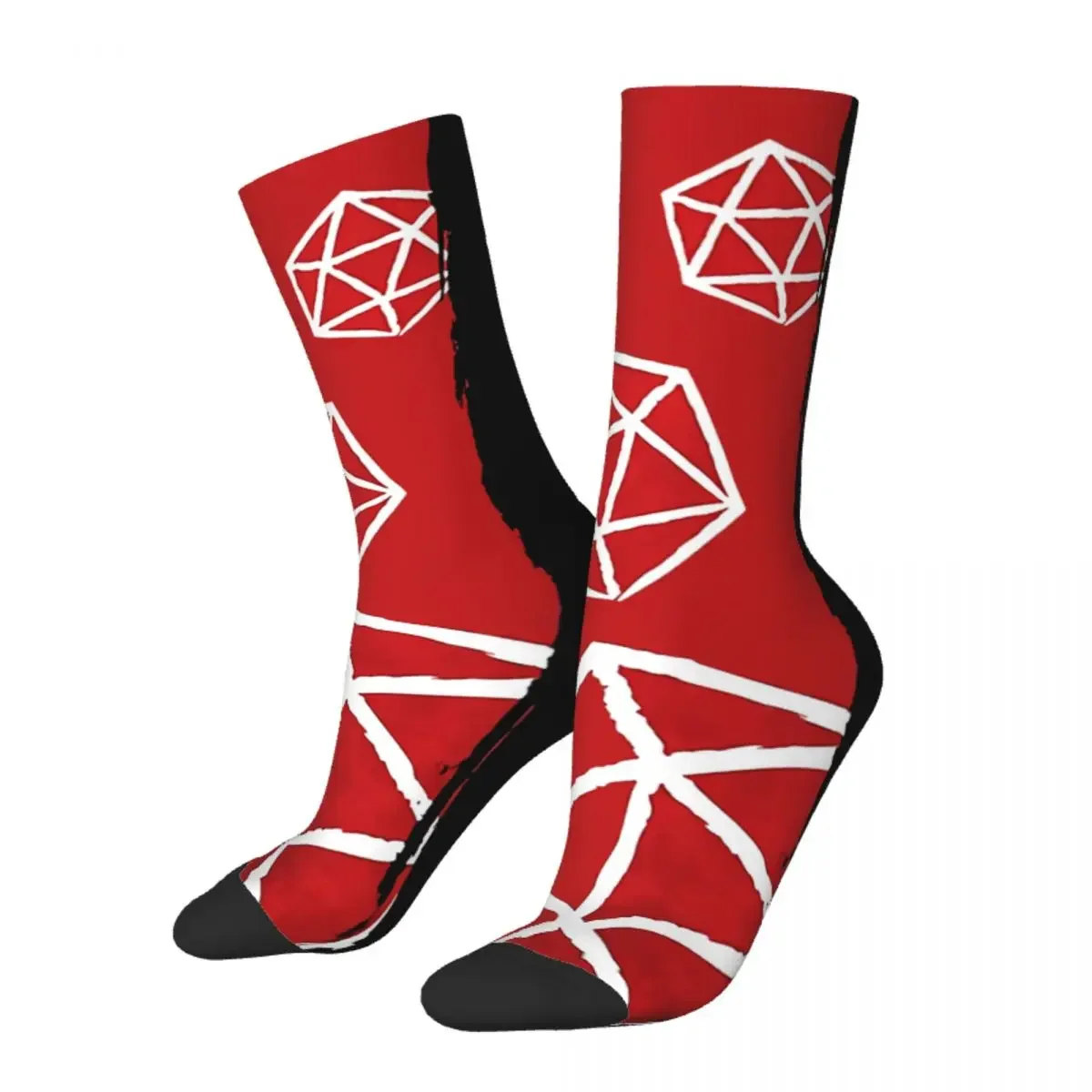 

Happy Men's Socks Dragon Breath D20 Vintage Harajuku DnD Game Hip Hop Casual Crew Crazy Sock Gift Pattern Printed