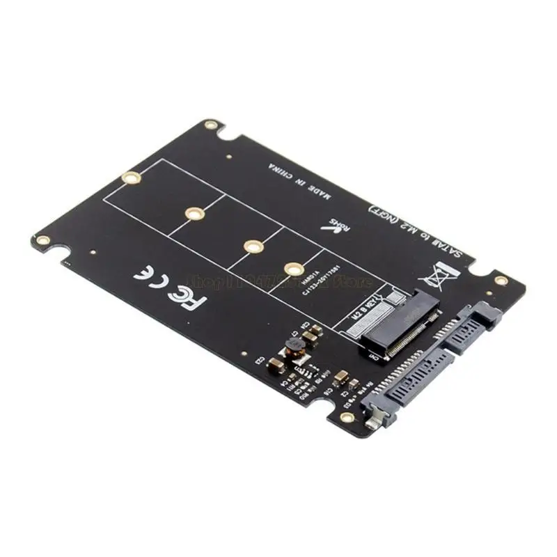 Thẻ đến M.2 Key B NVME ADAPTER Hỗ trợ khóa B Giao thức SSD tuân thủ các thông số kỹ thuật serialata Rev3.0