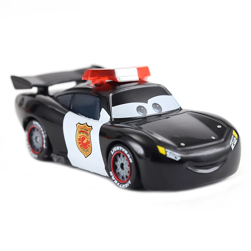 Mini Cars 3 2 Pixar Sheriff Lightning McQueen Lizzie Mater Sally Chick Hicks King Fritter Dinoco Diecast Metal Children Toy Gift