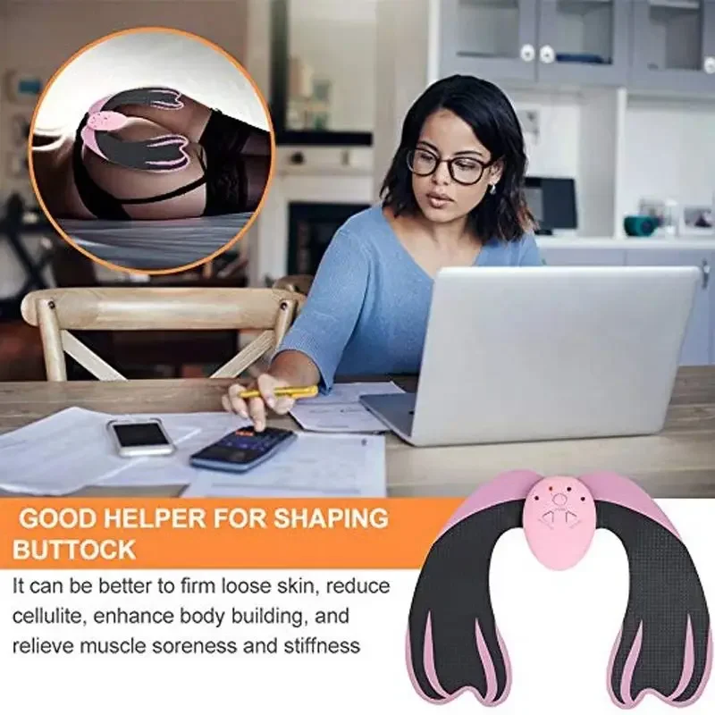 Coussinets de massage EMS intelligents, Vibration puissante Rechargeable par USB, entraîneur de hanche, rehausseur de fesses, équipement d'entraînement physique