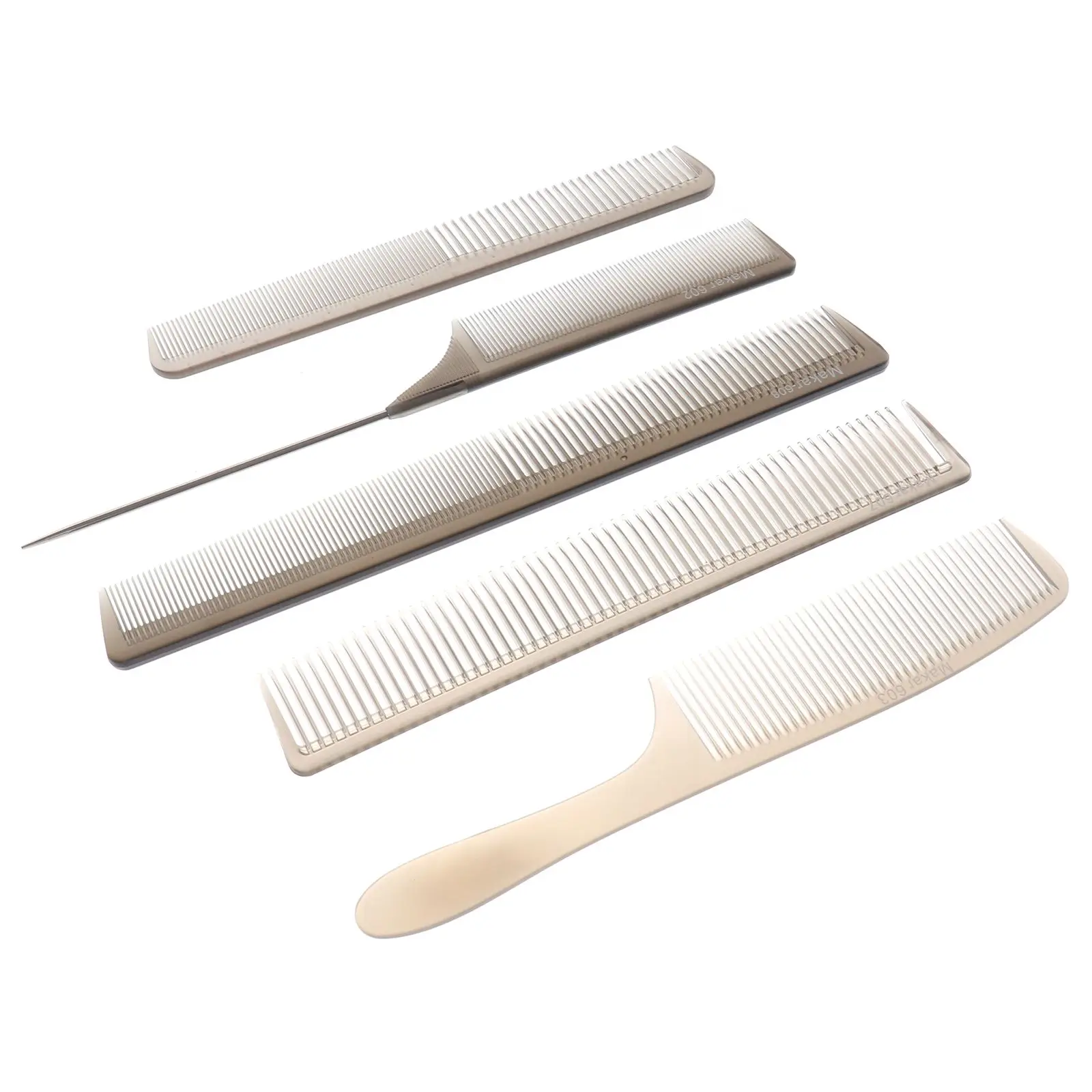 

Anti Static Hair Combs PC Material Durable Use Easy Haircut Set Grooming Tools Practical Comfortable Hair Cutting