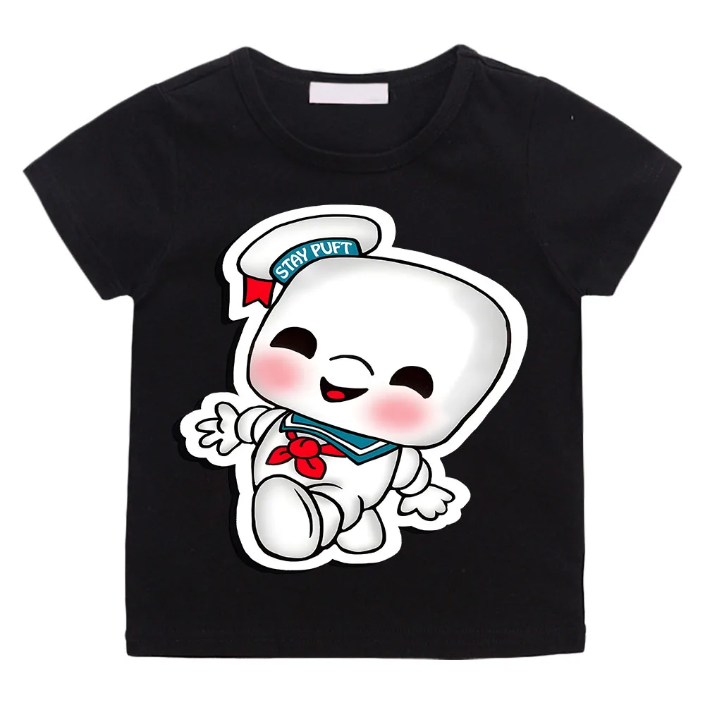 Ghostbusters T Shirts Summer Children Tops Streetwear Hop Funny Tshirt Girls/Boys Harajuku for Clothing Short Sleeves T-shirts