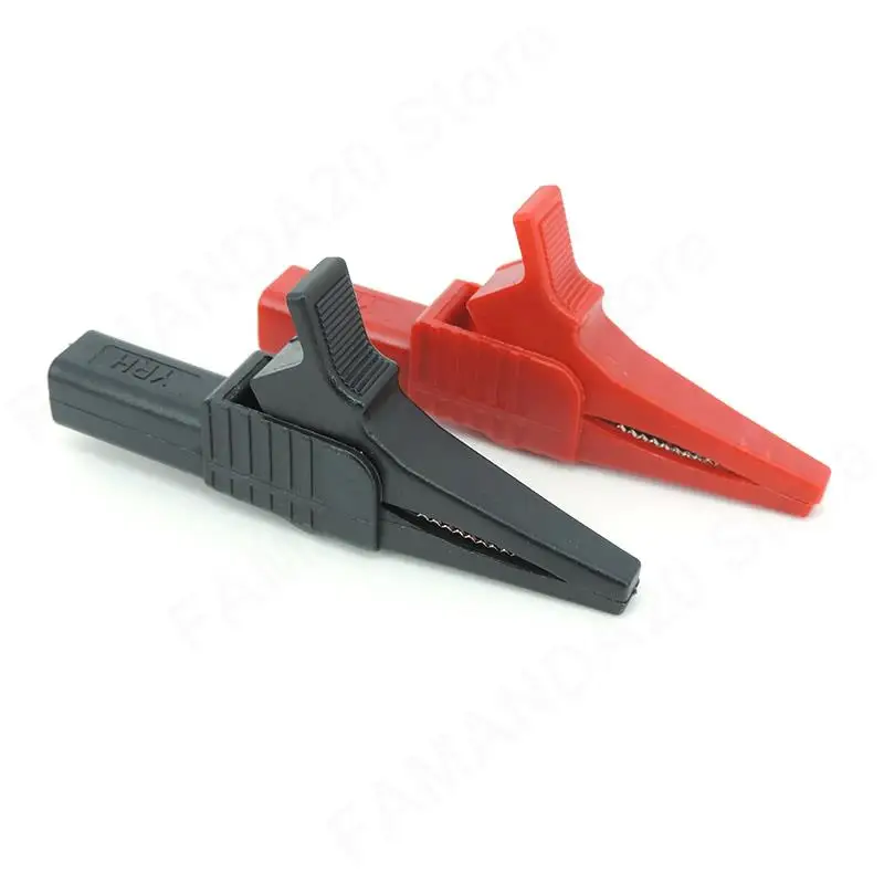 Alligator clip clamp crocodile clips full insulated copper test lead 4mm banana plug end for fluke 1000V 32A M20