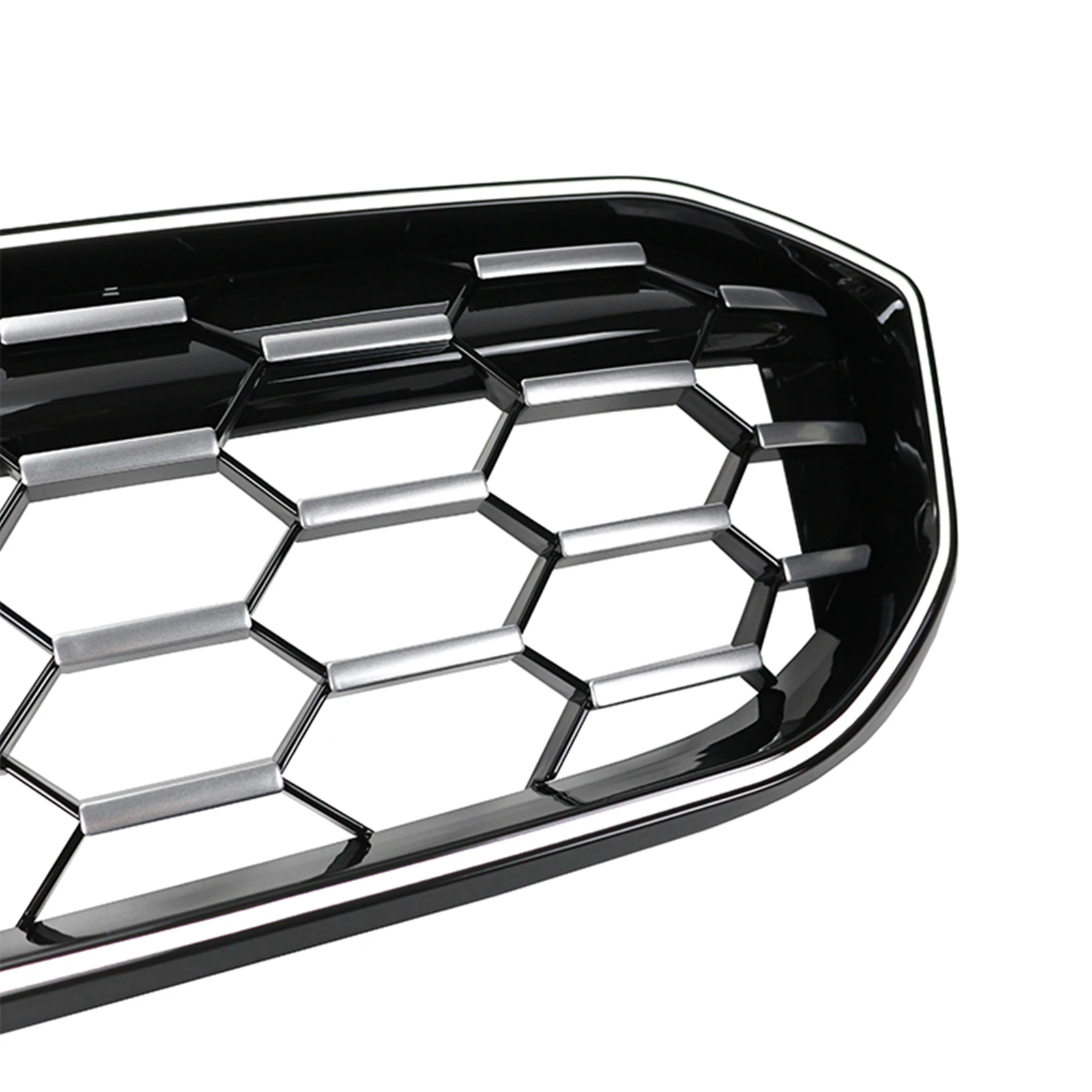 Para bmw série 3 g20 320i 330i 2023-2024 grade dianteira rim corrida grill superior radiador capa malha grade com luz led